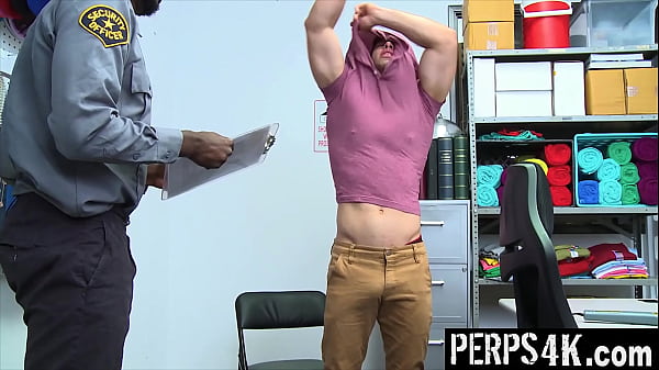 Gay Loss Prevention Officer Arrests the Brat for His Punishment – Perps4k