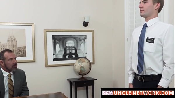 SayUncleNetwork.com – Older man secret gay fucks with his cute twink pupil in bed