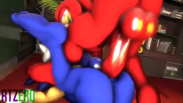 Sonic gets Knuckles’ cock
